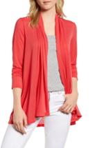 Women's Gibson X Living In Yellow Claire Open Cardigan - Red