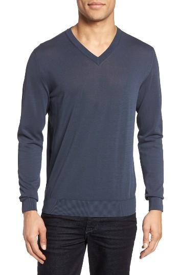 Men's Eleventy V-neck Sweater