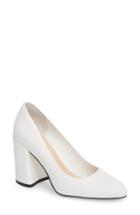 Women's Leith Nik Block Heel Pump .5 M - White