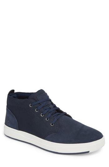 Men's Timberland Davis Square Mid Top Sneaker M - Blue