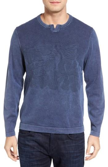 Men's Tommy Bahama Tropicruiser Abaco Pullover - Blue