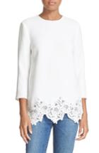 Women's Elizabeth And James Florence Lace Hem Blouse