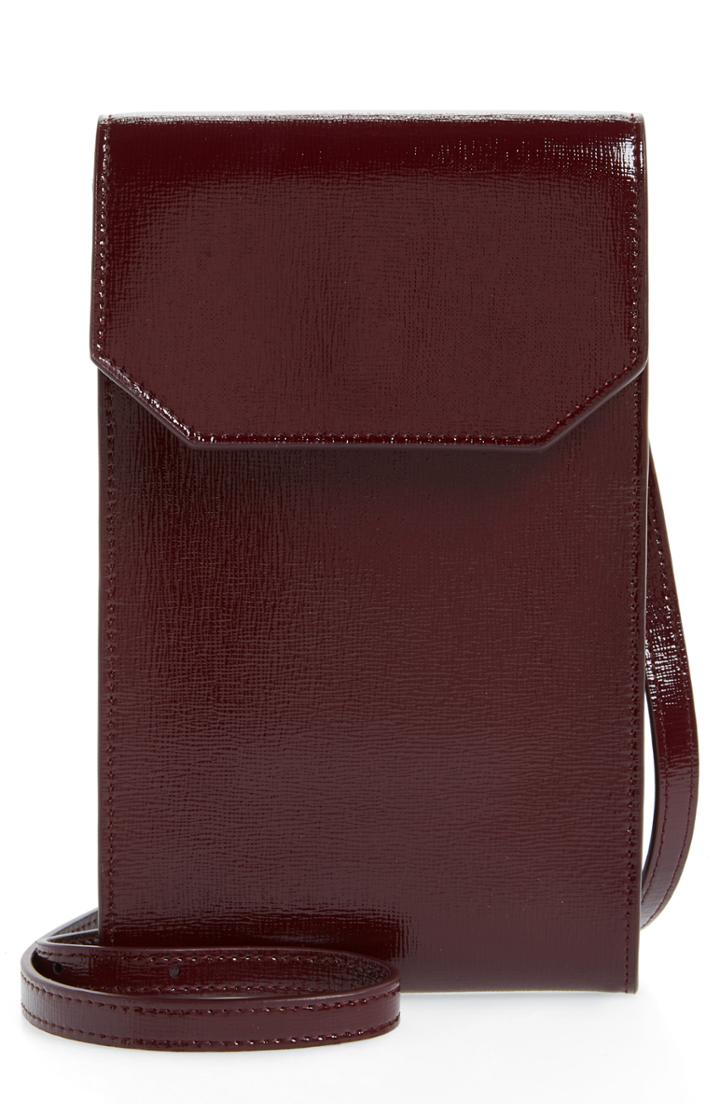 Women's Nordstrom Leather Phone Crossbody Bag -