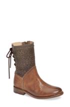Women's Bed Stu Cheshire Perforated Shaft Boot .5 M - Brown