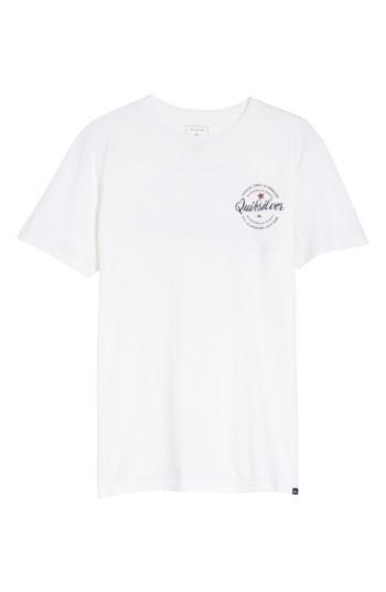 Men's Quiksilver Holding Dreams Mt0 T-shirt, Size - White