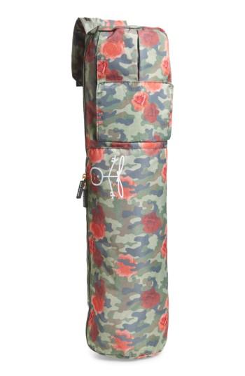 Peace Love World Nylon Yoga Bag - Green