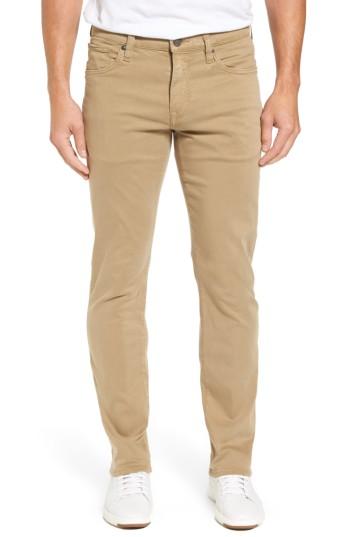 Men's 34 Heritage Courage Straight Leg Twill Pants X 30 - Beige