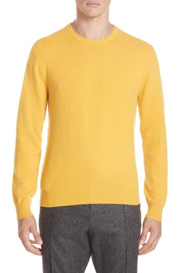 Men's Z Zegna Cashmere Blend Crewneck Sweater - Yellow