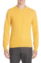 Men's Z Zegna Cashmere Blend Crewneck Sweater - Yellow