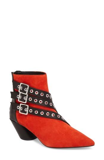 Women's Shellys London Frasier Bootie Eu - Red