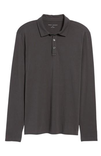Men's Robert Barakett 'banff' Fit Polo, Size X-large - Grey
