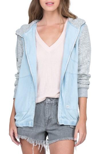 Women's Volcom Sea Enemy Mixed Media Jacket