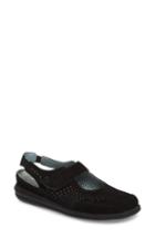 Women's David Tate Clever Slingback Sneaker M - Black