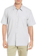 Men's Quiksilver Waterman Collection Centinela Fit Camp Shirt, Size Small - Grey