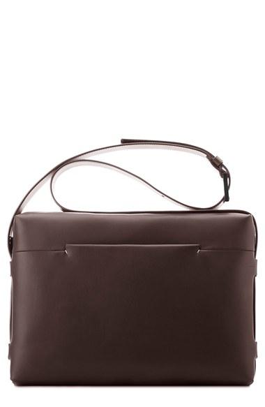 Men's Troubadour Leather Messenger Bag - Brown
