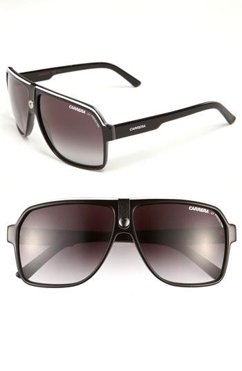 Men's Carrera Eyewear 62mm Aviator Sunglasses - Black/ Grey