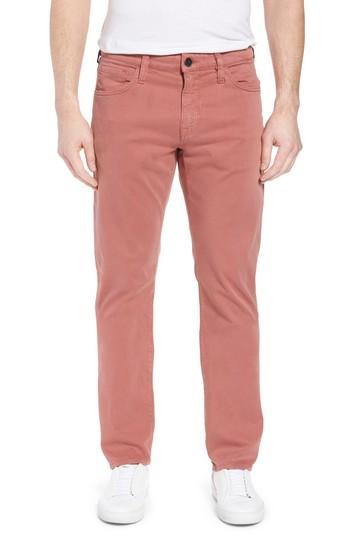 Men's 34 Heritage Courage Straight Leg Twill Pants X 30 - Red