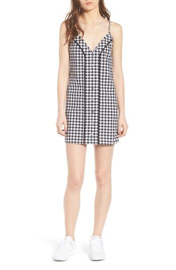 Women's The Fifth Label Idyllic Gingham Dress, Size - Black