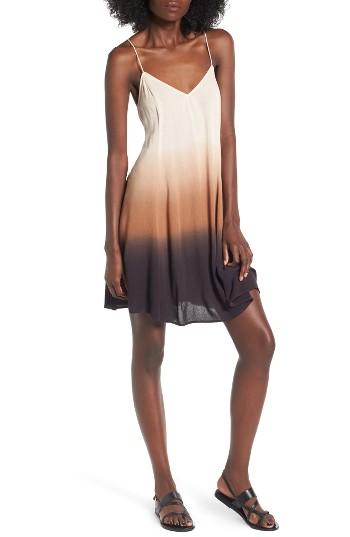 Women's Lush Dip Dye Gauze Dress - Ivory
