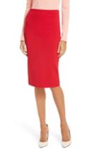 Women's Diane Von Furstenberg Knit Pencil Skirt - Red