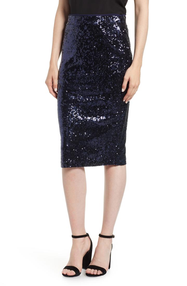 Women's Chelsea28 Sequin Pencil Skirt