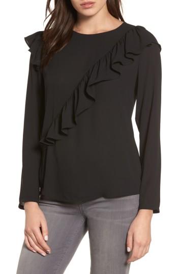 Women's Halogen Ruffle Detail Top