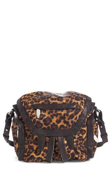 Alexander Wang Mini Marti Leopard Print Nylon Backpack -