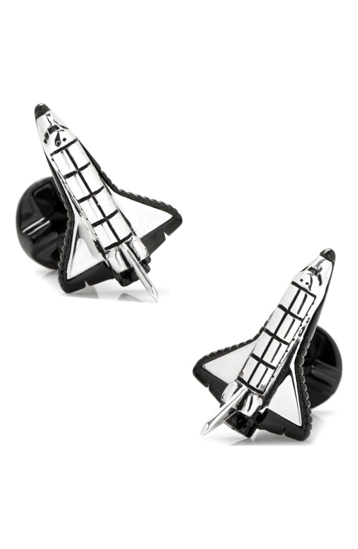 Men's Cufflinks, Inc. 3d Space Shuttle Cuff Links