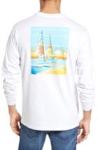 Men's Southern Tide Beachside Catamarans Graphic T-shirt