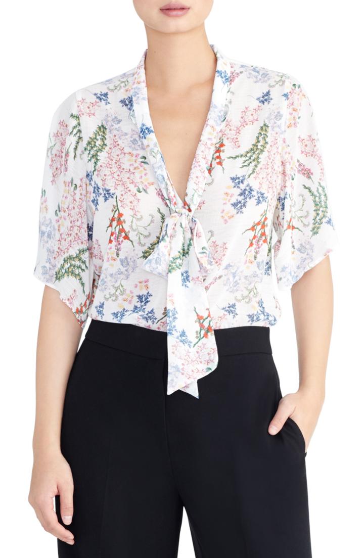 Women's Rachel Roy Collection Bow Blouse - Beige