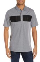 Men's Travis Mathew Rollins Pique Polo - Black