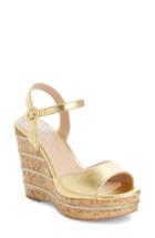 Women's Kurt Geiger London Ally Wedge Platform Sandal M - Metallic