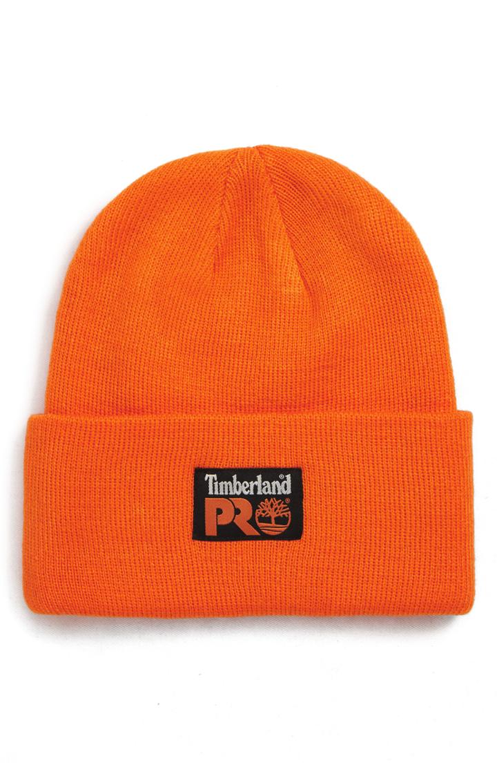 Men's Timberland Pro Logo Patch Beanie - Orange