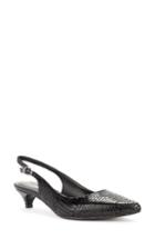 Women's Shoes Of Prey X Eleanor Pendleton Kitten Heel Slingback Pump