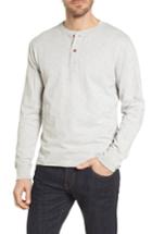 Men's Grayers Cooper Slub Long Sleeve Henley - Grey