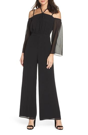 Women's Ali & Jay Never Waking Up Cold Shoulder Jumpsuit - Black