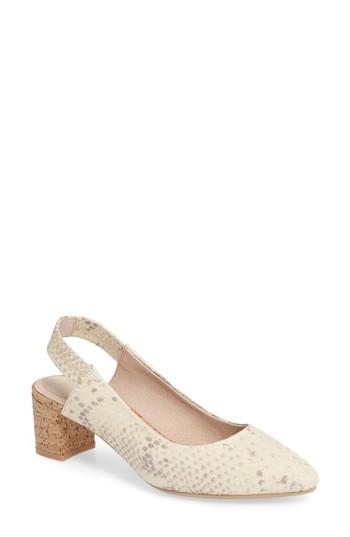 Women's Sudini Bally Slingback Pump W - Grey