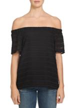 Women's 1.state Off The Shoulder Top - Black