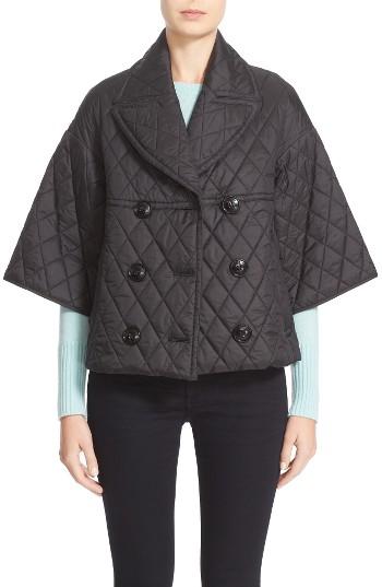 Women's Burberry Greenfall Quilted Double Breasted Jacket