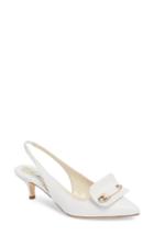 Women's Brian Atwood Guiliaa Slingback Pump .5us / 36.5eu - White