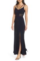 Women's Morgan & Co. Long Ity Spaghetti Strap Gown