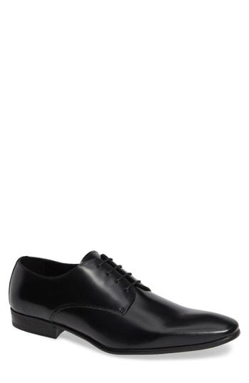 Men's The Rail Caden Plain Toe Derby -6.5us / 40eu - Black