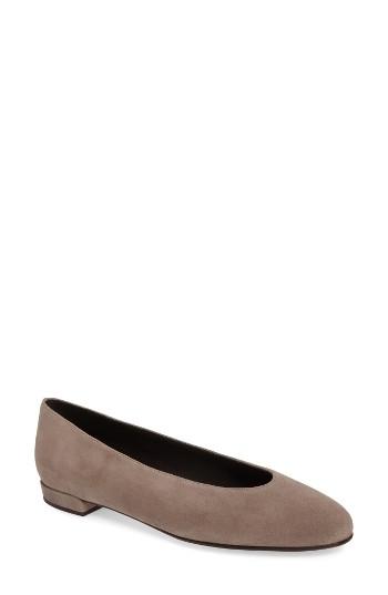 Women's Stuart Weitzman 'chic' Ballet Flat M - Grey