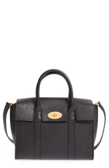 Mulberry 'small Bayswater' Leather Satchel - Black