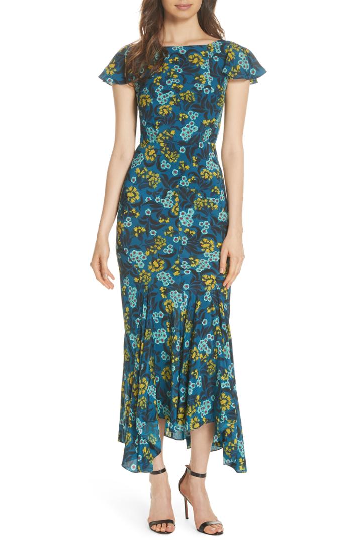 Women's Faithfull The Brand Anne Marie Floral Print Midi Dress