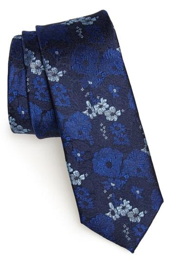 Men's 1901 Jerin Floral Silk Tie, Size - Blue