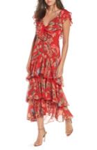 Women's Wayf Chelsea Tiered Ruffle Maxi Dress - Red