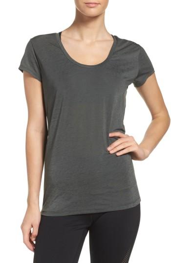 Women's Zella Barre Babe Tee, Size - Grey