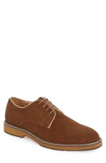 Men's Zanzara Delacroix Perforated Derby .5 M - Brown