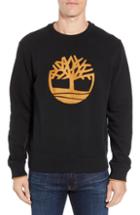 Men's Timberland Elevated Logo Crewneck Sweatshirt - Black